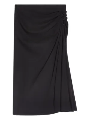 【大人気】Dries Van Noten ドレープ ミディスカート DRIES VAN NOTEN ～ ドレープが美しいスカート : CLOSET