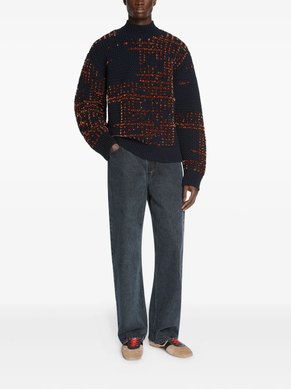 DRIES VAN NOTEN Straight jeans - Blauw