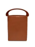 DRIES VAN NOTEN leather top-handle mini bag - Brown