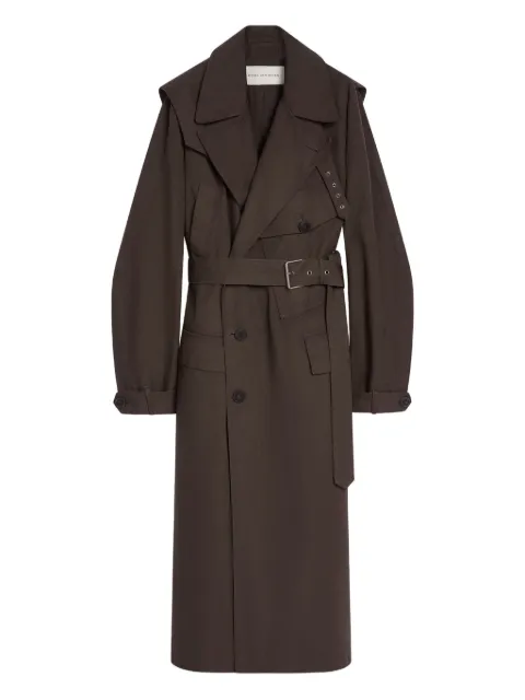 DRIES VAN NOTEN double-breasted trench coat