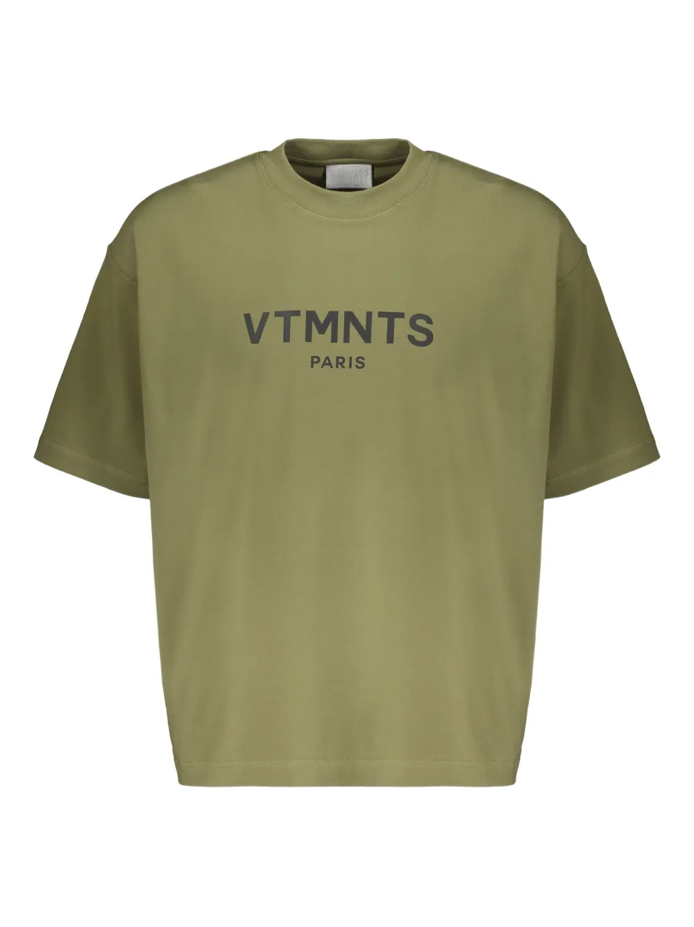 VETEMENTS T-shirt met logoprint Groen
