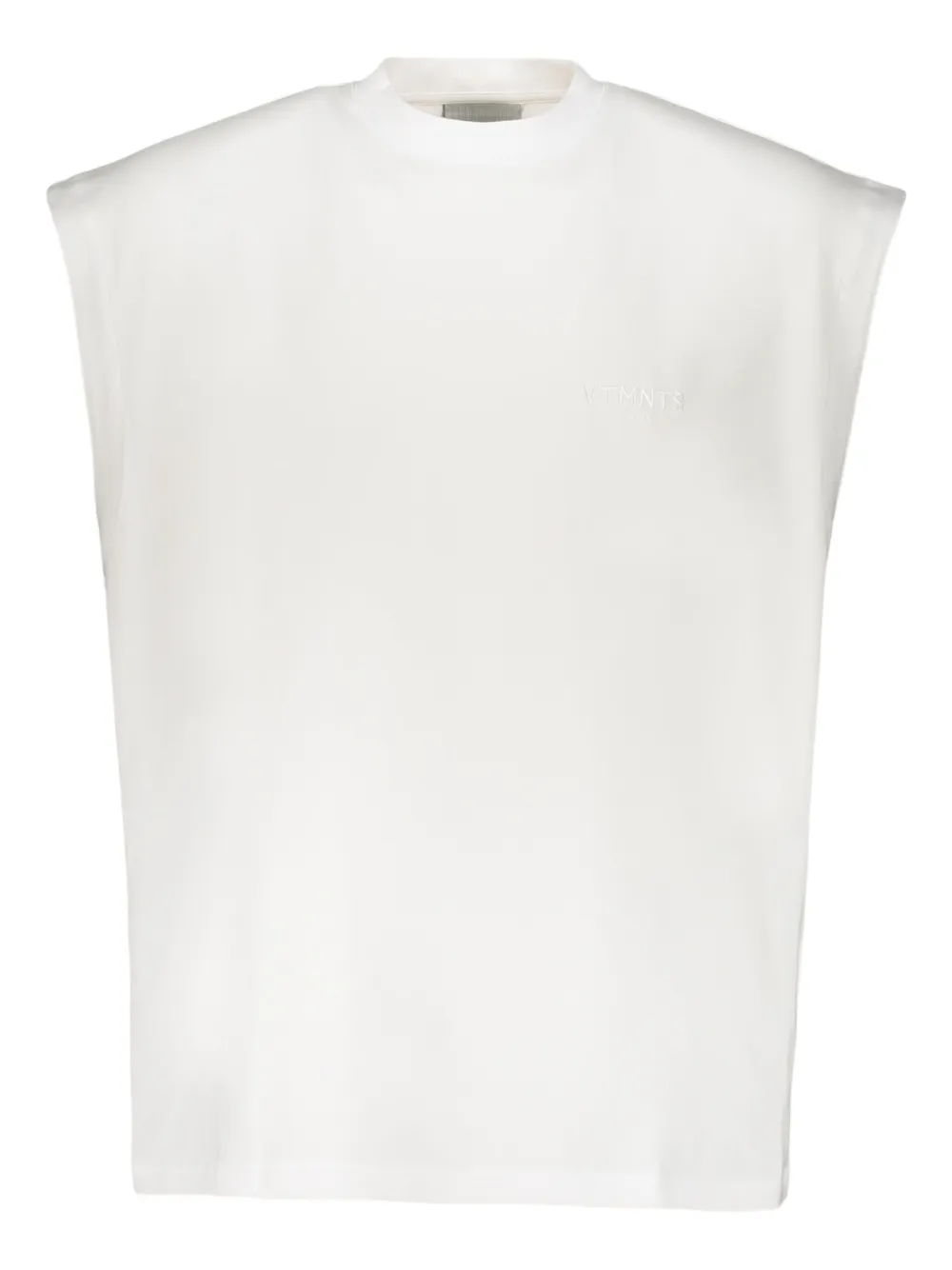 VETEMENTS Tanktop met borduurwerk Wit