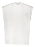 VETEMENTS embroidered tank top - White