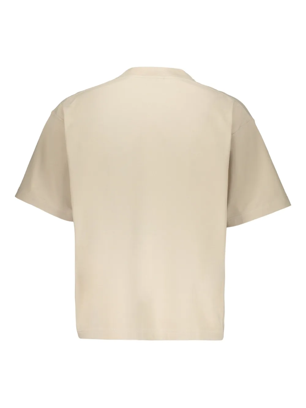 VETEMENTS T-shirt met logoprint Beige