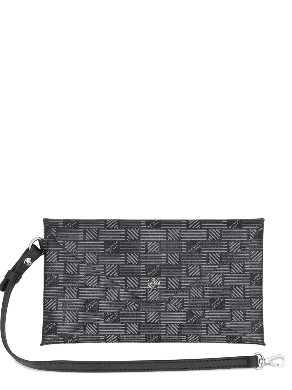 Moreau Origami flap clutch bag | Black | Image 1