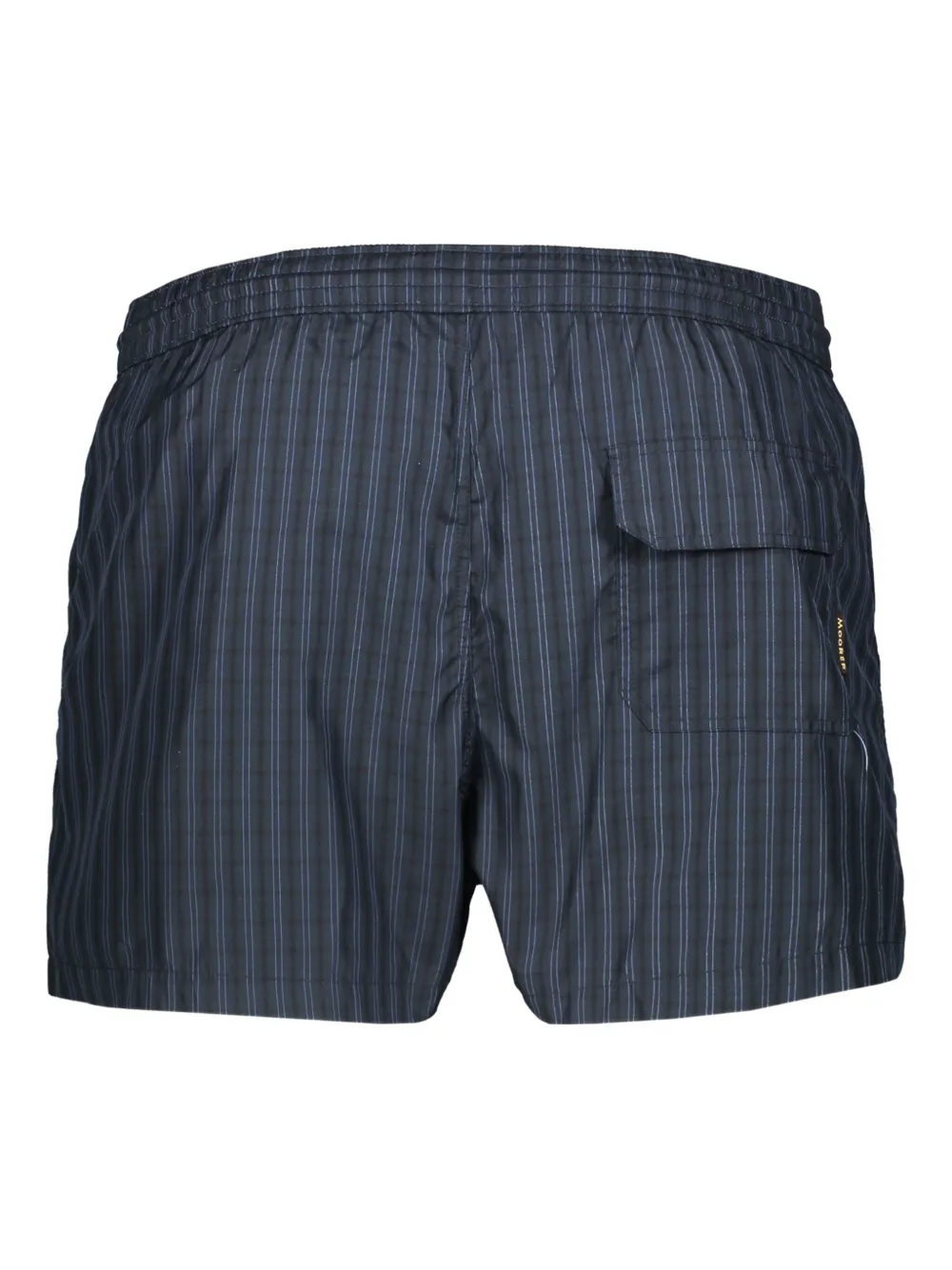 Moorer striped drawstring swim shorts Blauw