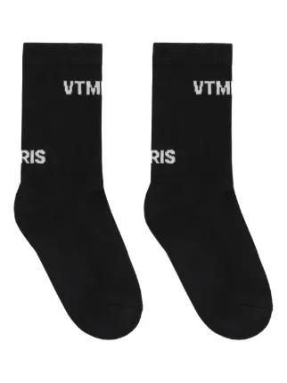 正規 VETEMENTS ヴェトモン Socks ソックス Black 黒 2025年最新】VETEMENTS メンズ ソックスの人気アイテム - メルカリ