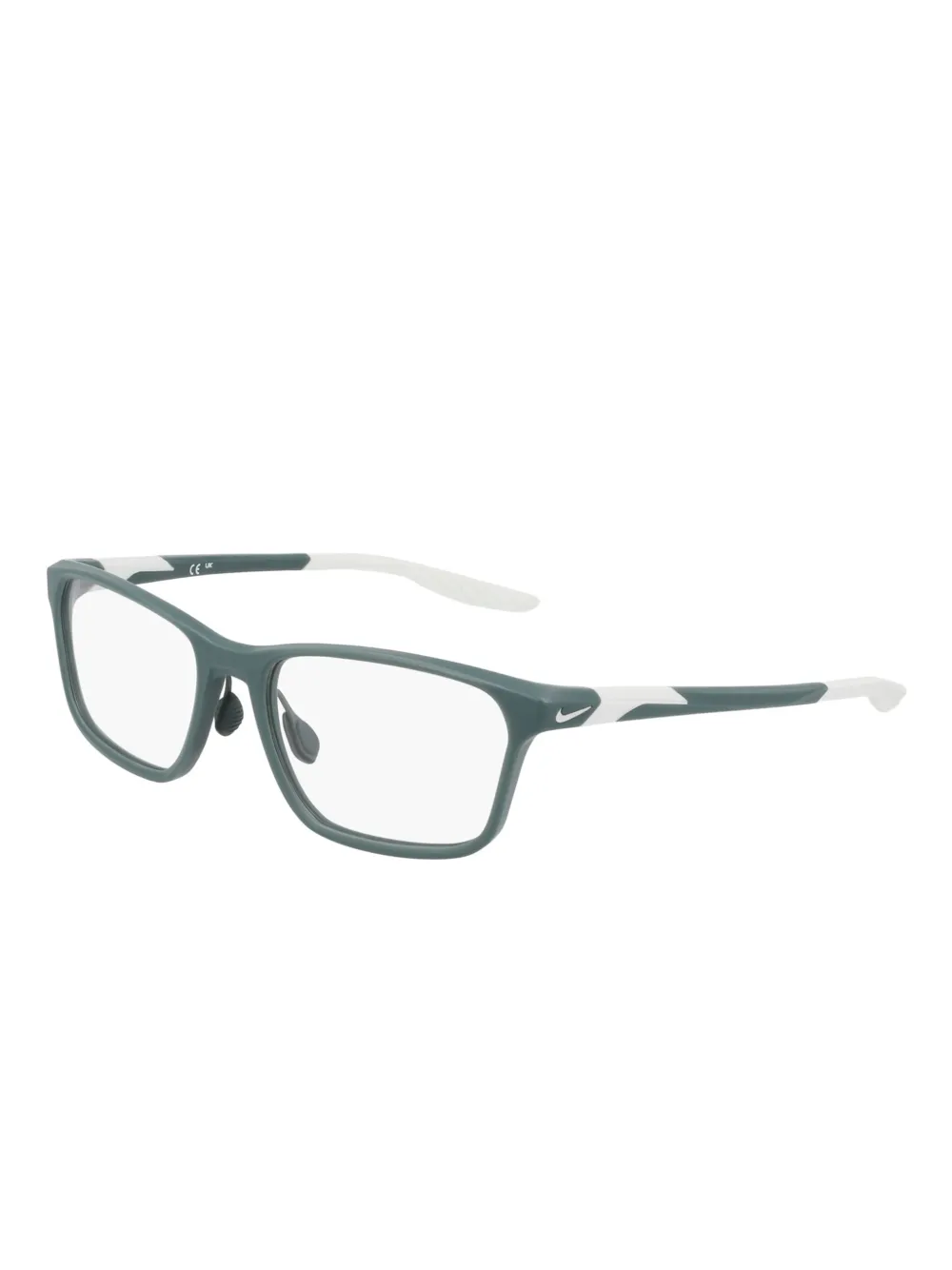 Nike Bril met rechthoekig montuur Groen