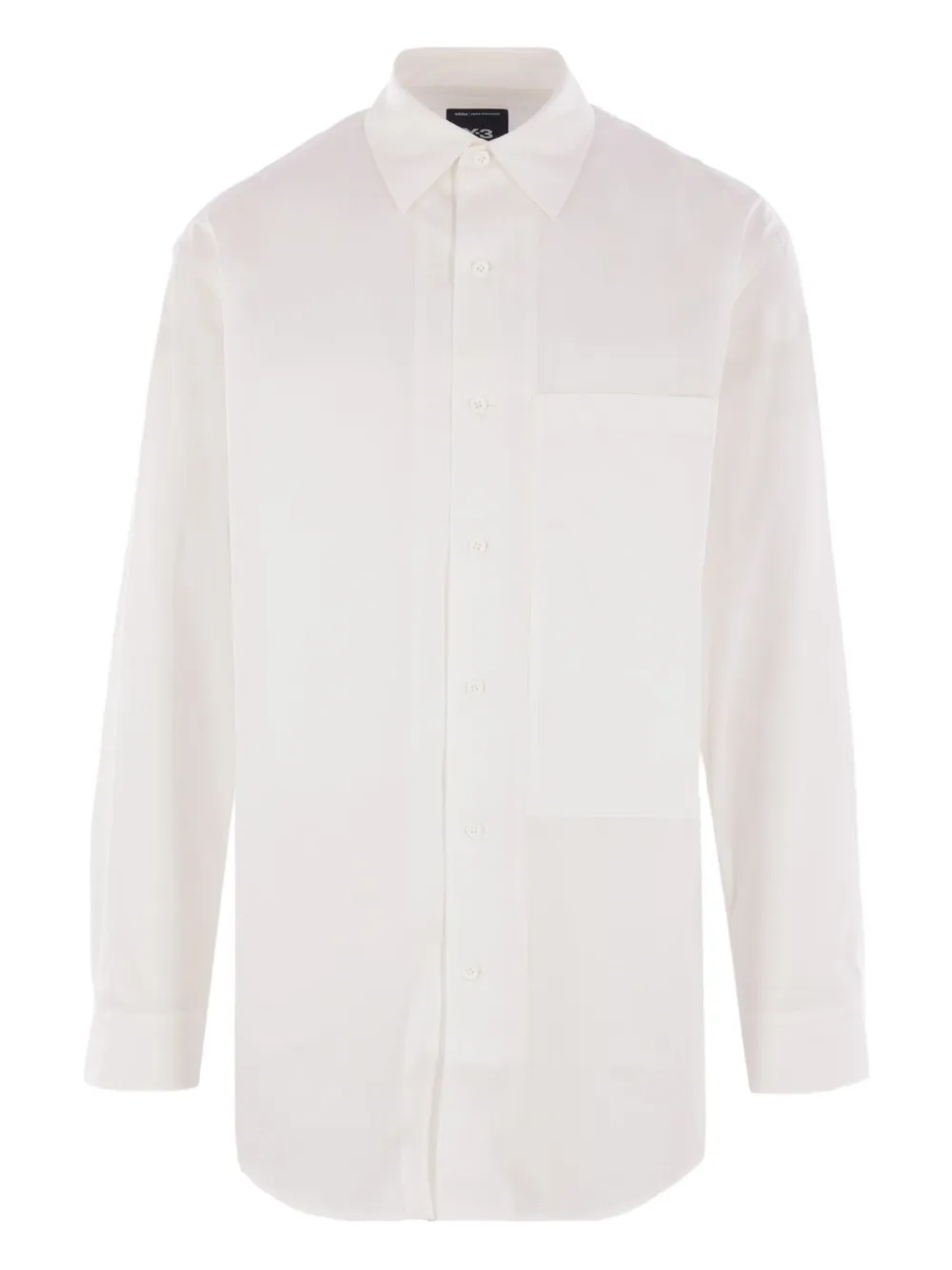 Y-3 camisa con bolsillo de parche | blanco | Image 1