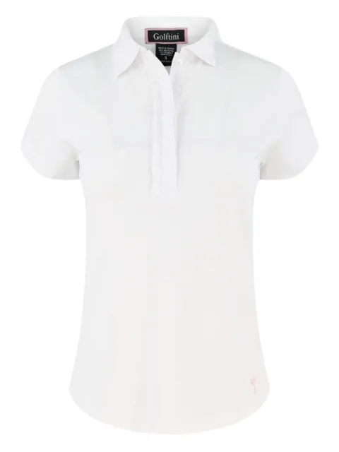 Golftini ruffle-detail short-sleeved polo shirt