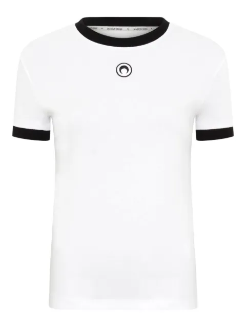 Marine Serre playera con luna bordada