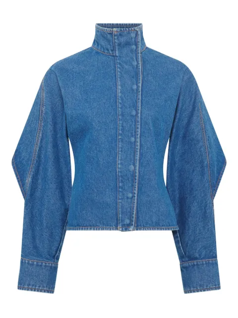 Marine Serre Moon Laser denim shirt