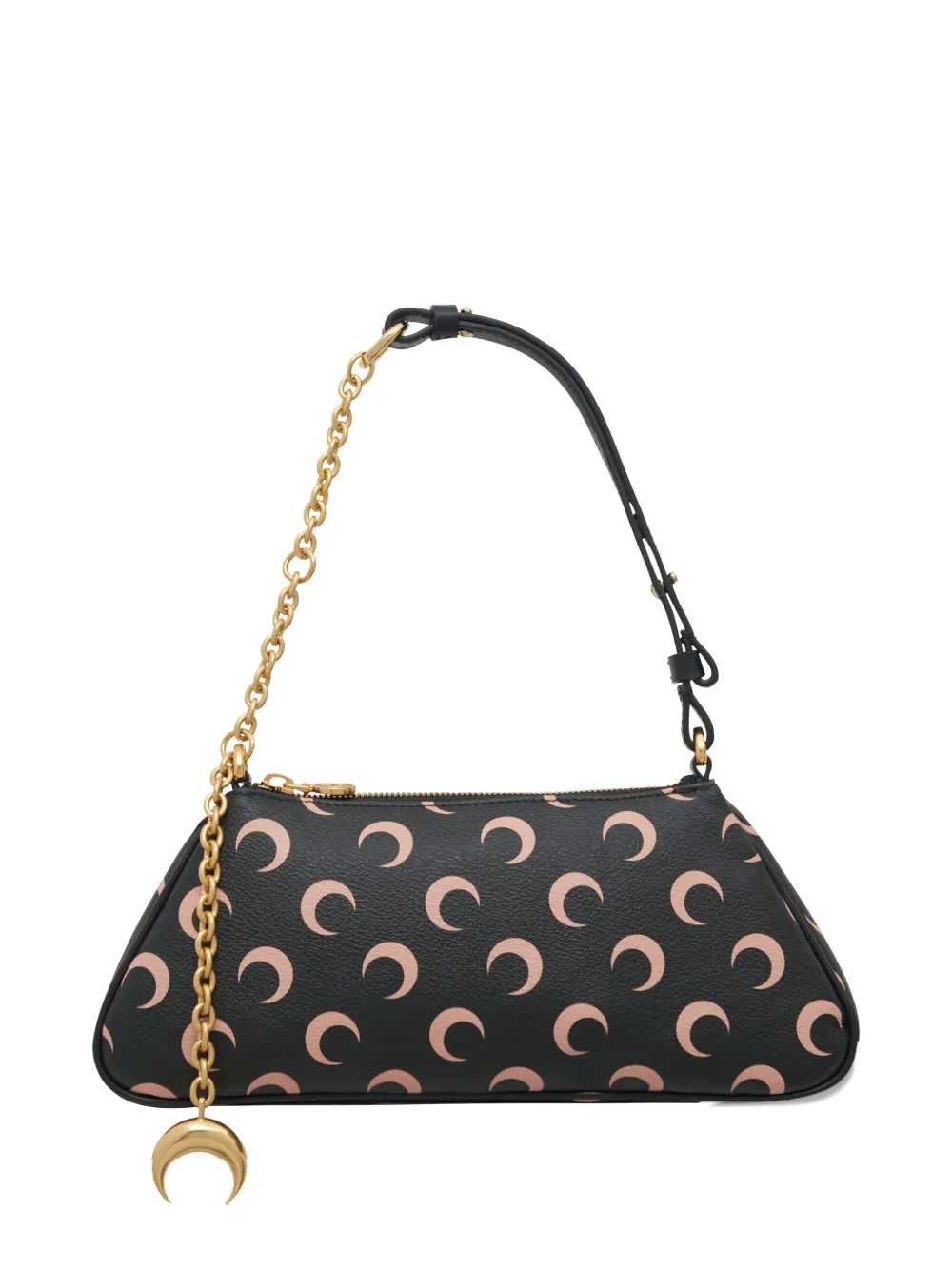 Marine Serre canvas clutch bag | Black | Image 1