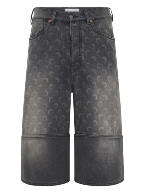 Marine Serre Moon denim shorts