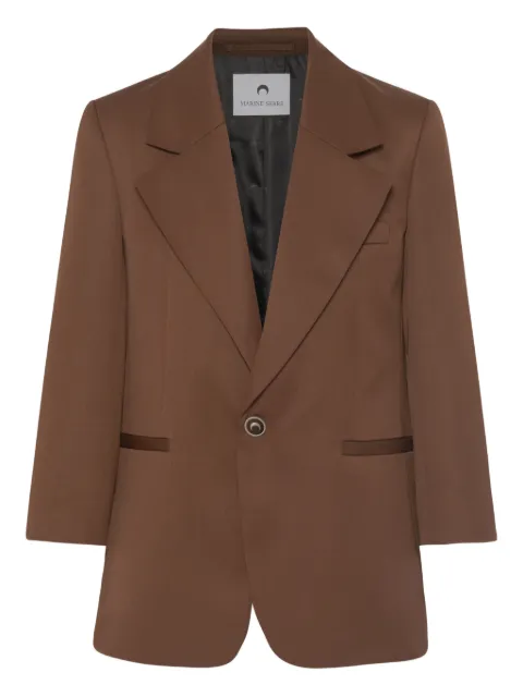 Marine Serre blazer estilo boxy