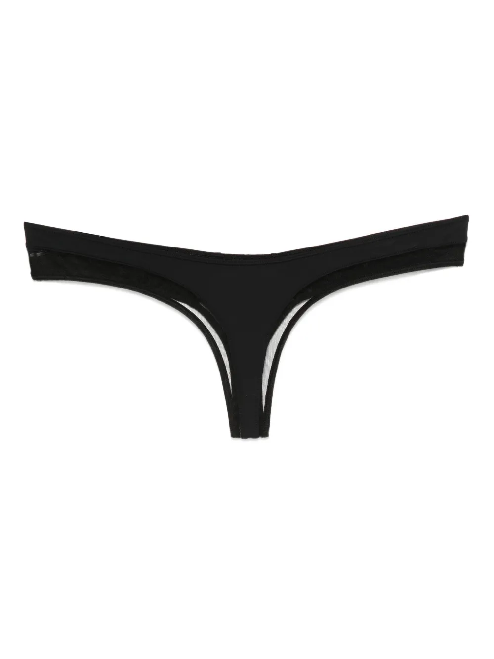 Maison Close Pure Tentation high-cut thong | Black | Image 1