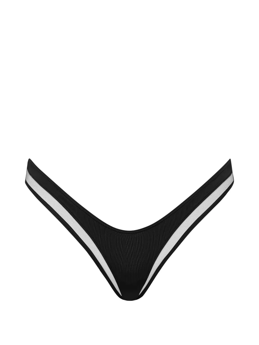 Maison Close Pure Tentation high-cut thong - Nero