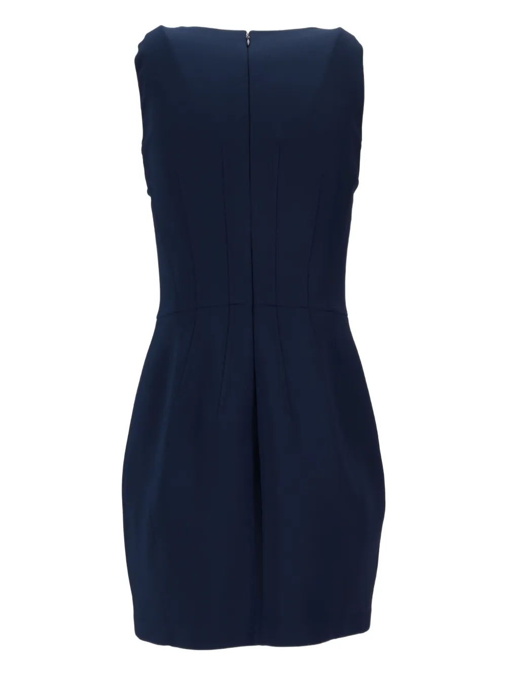 Elisabetta Franchi bustier detail mini dress - Blauw