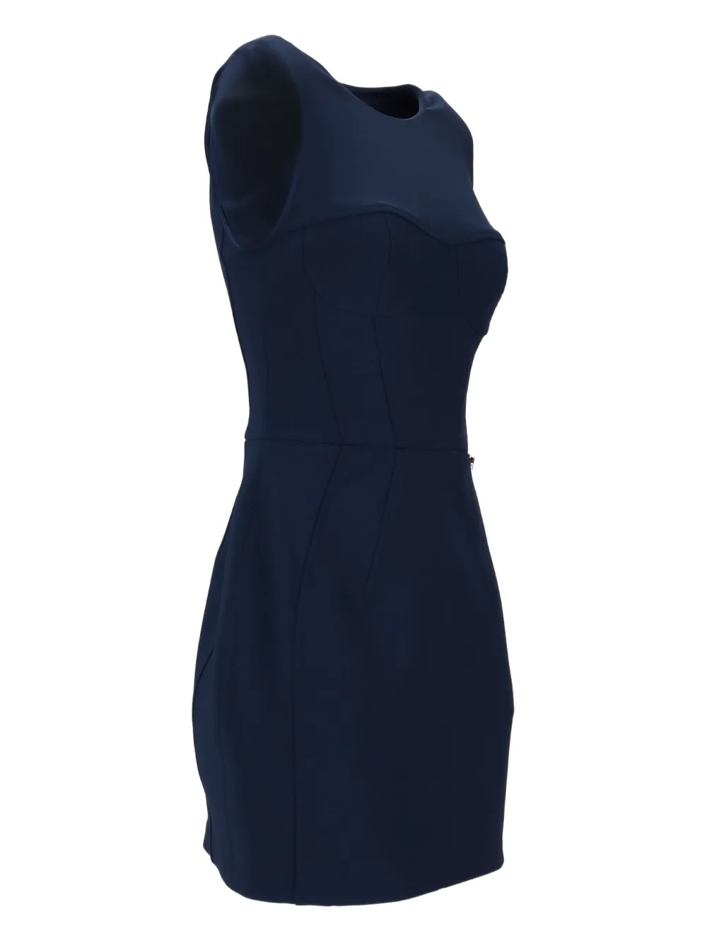 Elisabetta Franchi Mini-jurk met bustier detail Blauw