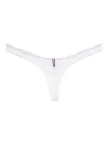 Maison Close Pure Tentation sheer high-cut thong - White