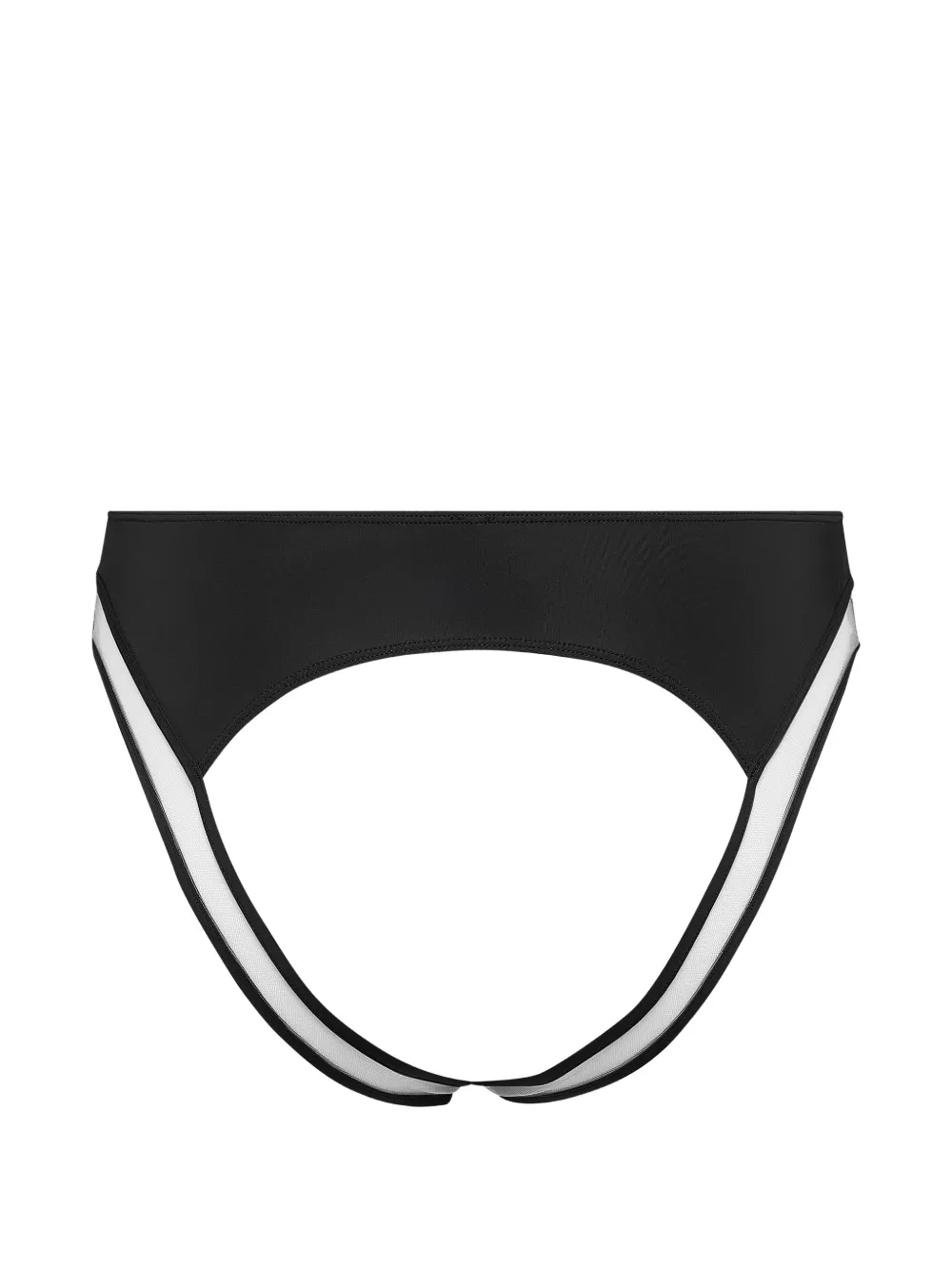 Maison Close Pure Tentation open high waist slip Zwart