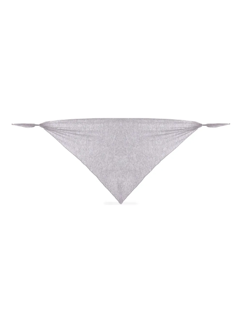 Brunello Cucinelli embellished-tie scarf Grijs
