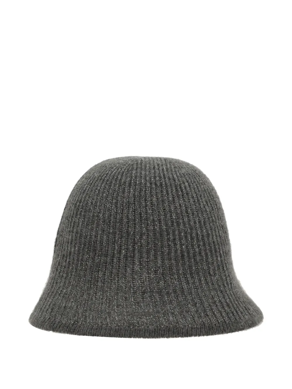 Brunello Cucinelli cashmere ribbed beanie | Grey | Image 1