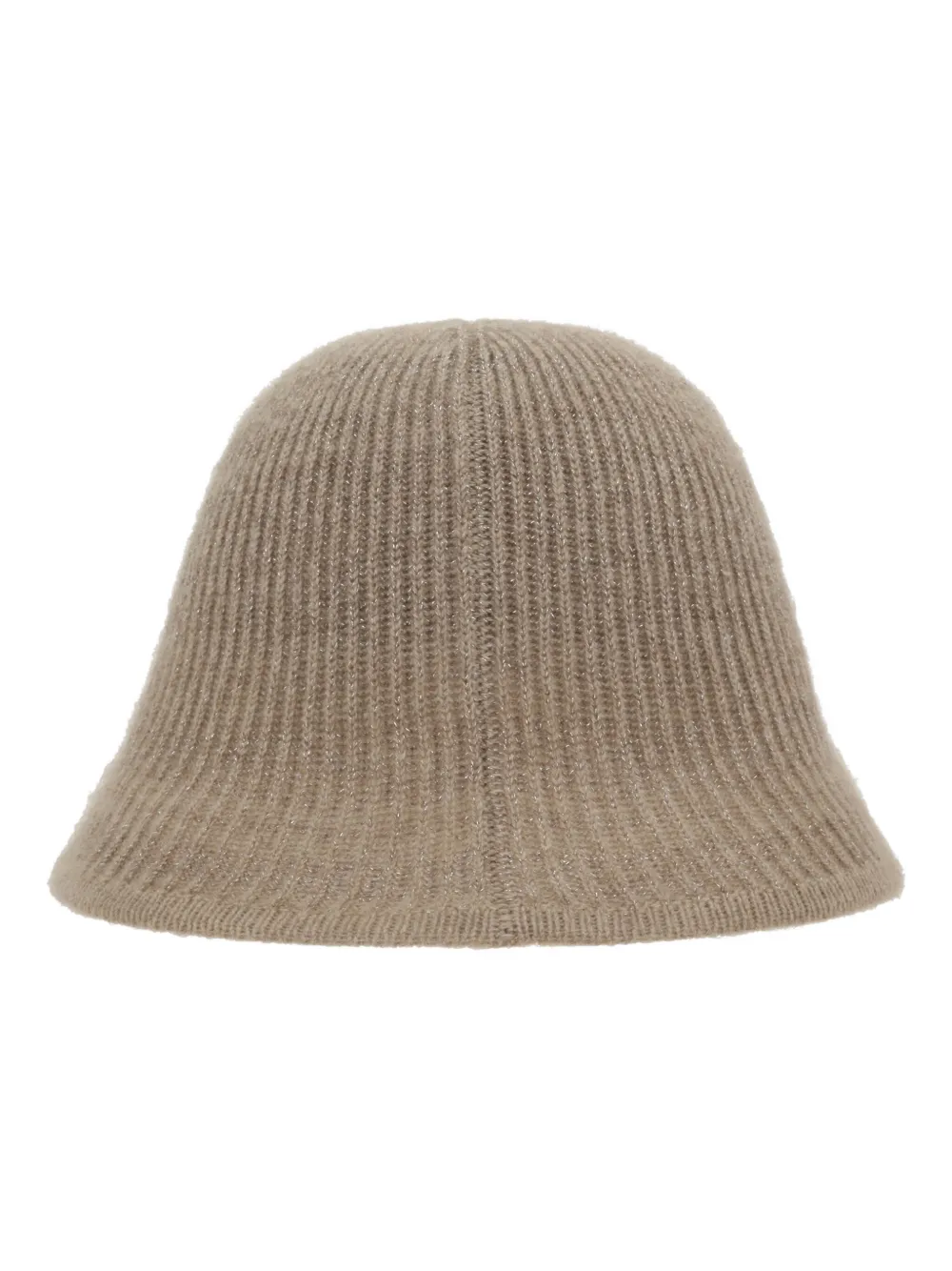 Brunello Cucinelli Cashmere Ribbed Beanie In Neutral
