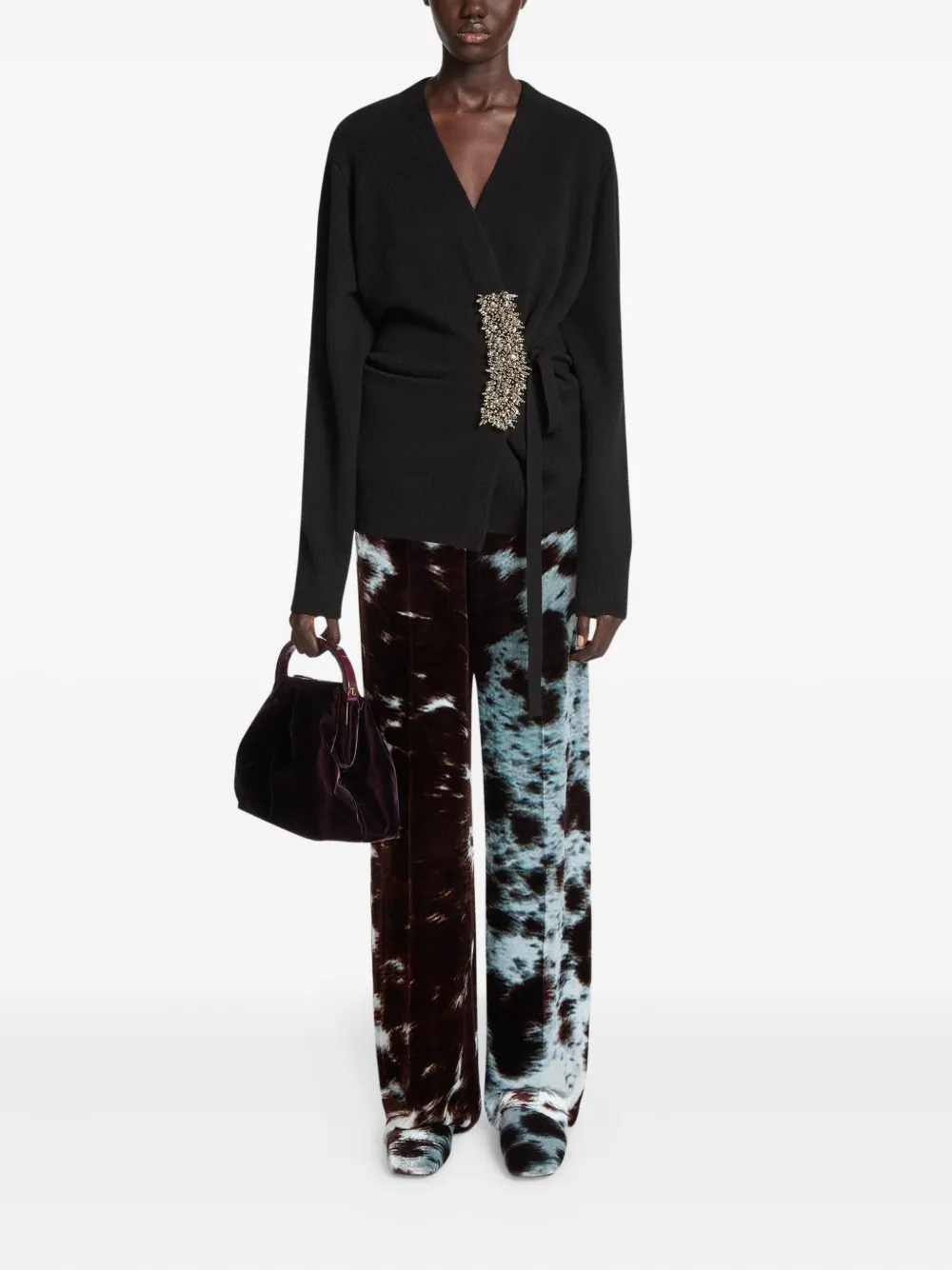 DRIES VAN NOTEN embellished wrap cardigan | Cardigans | Image 2