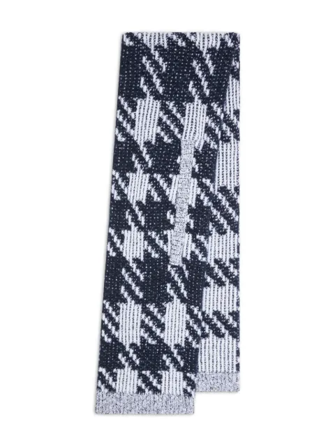 DRIES VAN NOTEN mascada con motivo pied de poule