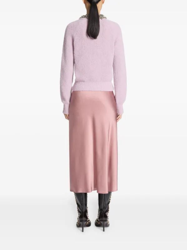 DRIES VAN NOTEN ピンク クルーネック セーター DRIES VAN NOTEN クルーネック セーター | ピンク | FARFETCH JP