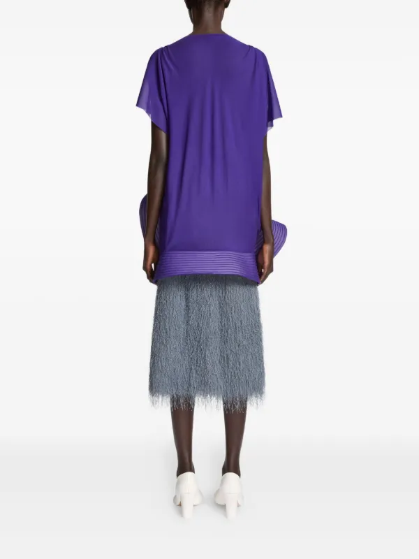 DRIES VAN NOTEN フリンジ スカート | グレー | FARFETCH JP