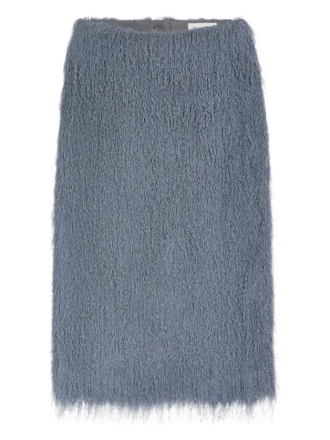 DRIES VAN NOTEN fringed skirt