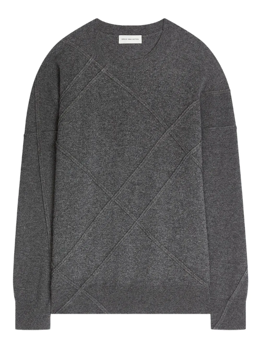 Dries Van Noten Quilted Cashmere Sweater