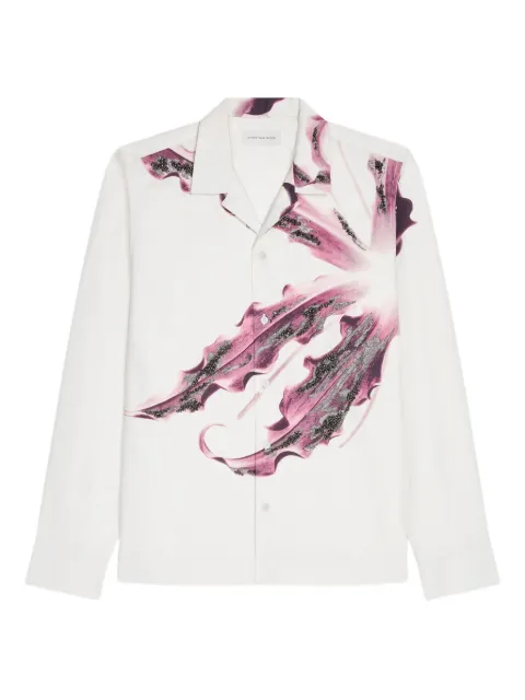 DRIES VAN NOTEN floral-embroidered shirt