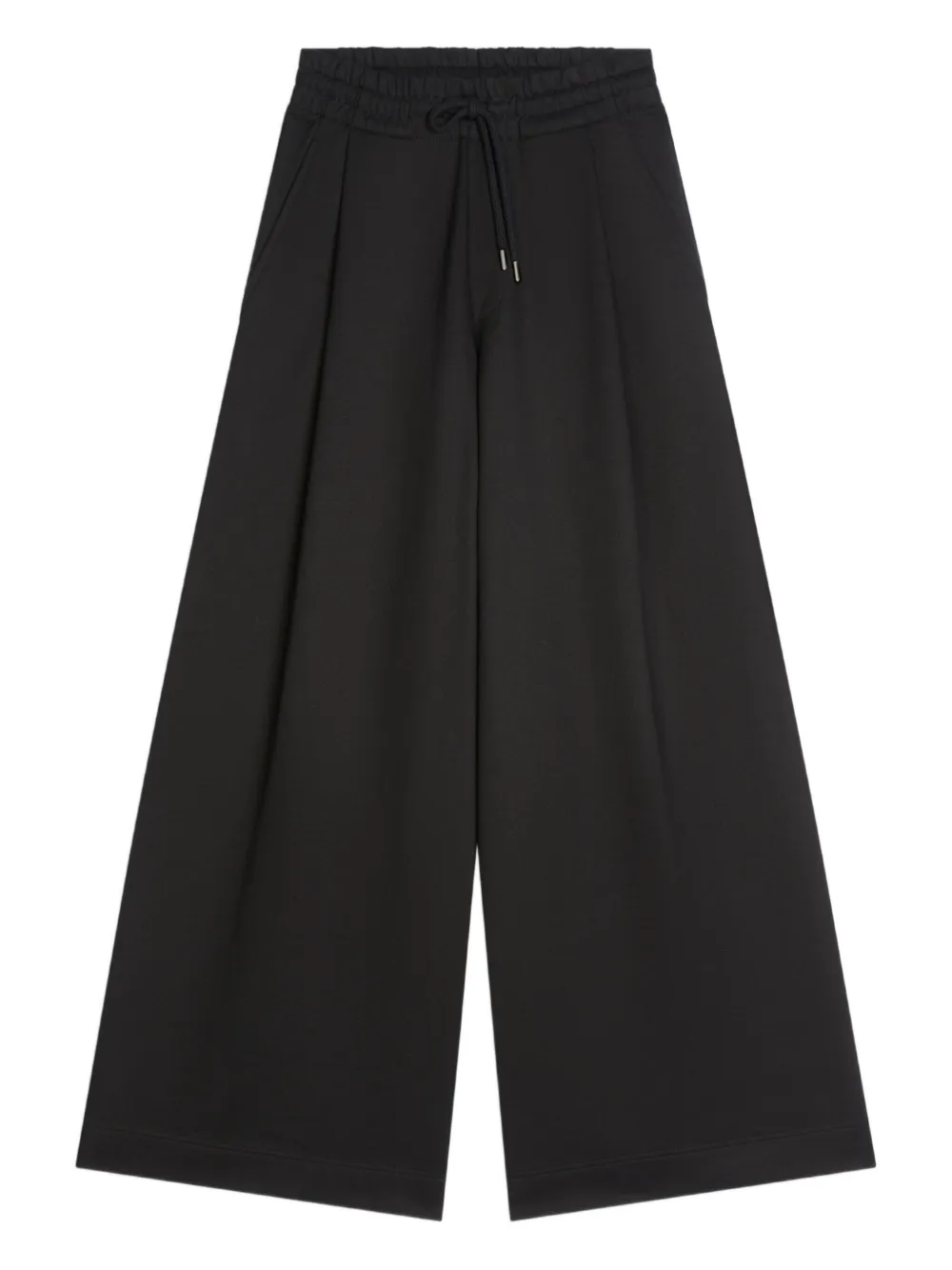 Dries Van Noten Pleated Drawstring Track Pants In Black