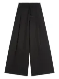 DRIES VAN NOTEN pleated drawstring track pants - Black