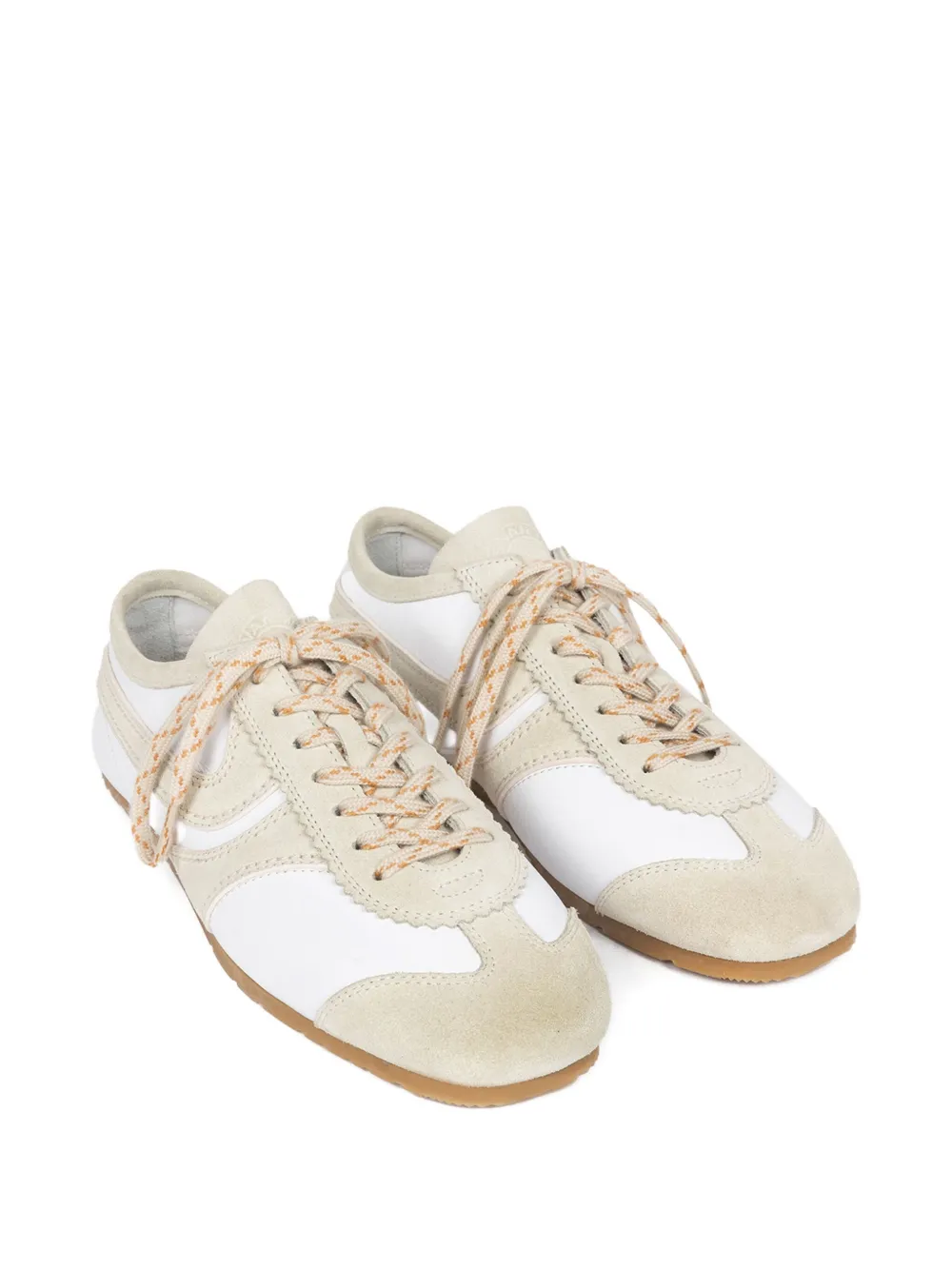 DRIES VAN NOTEN Sneakers met suède vlak - Wit