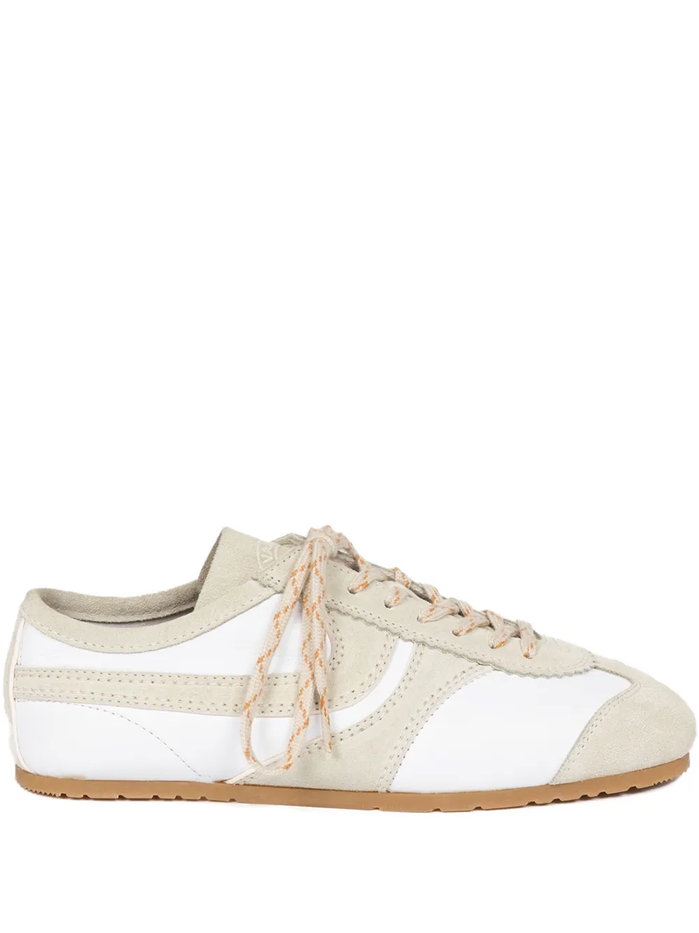 DRIES VAN NOTEN suede-panelled sneakers White