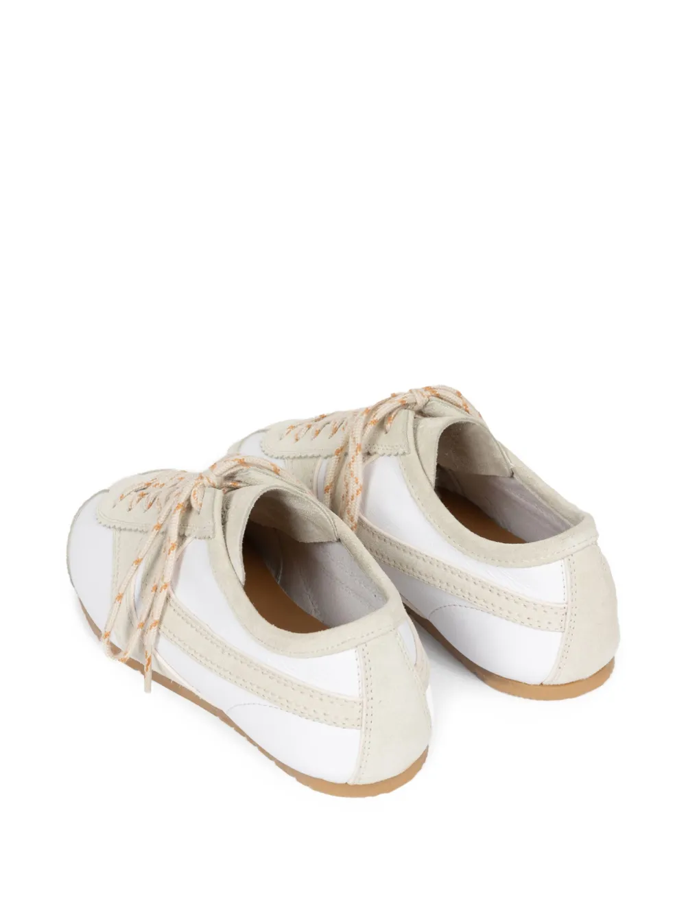 DRIES VAN NOTEN suede-panelled sneakers White