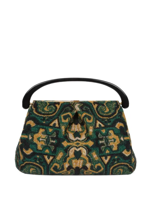DRIES VAN NOTEN tapestry-jacquard tote bag