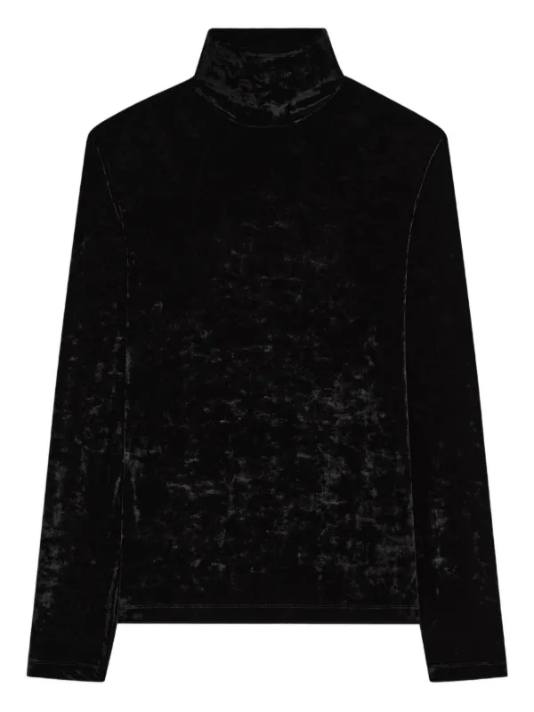 トップス DRIES VAN NOTEN VELVET TURTLE-NECK L/S 30884202_59735795_600.jpg