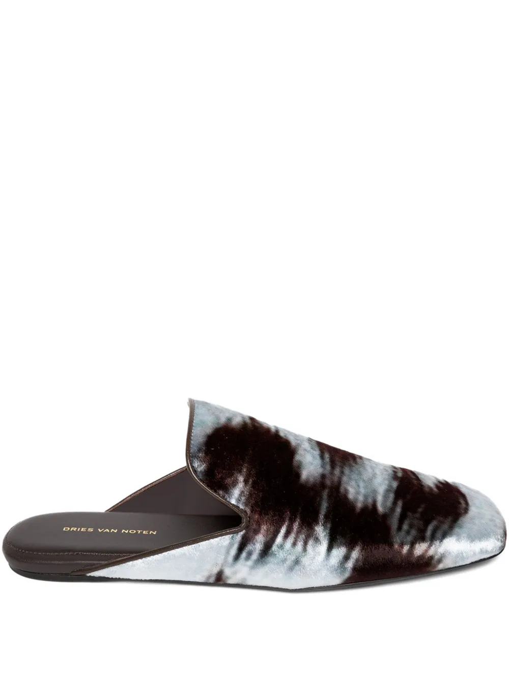 Dries Van Noten Printed Mules