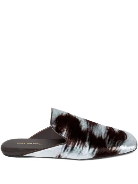 DRIES VAN NOTEN Mules mit Print