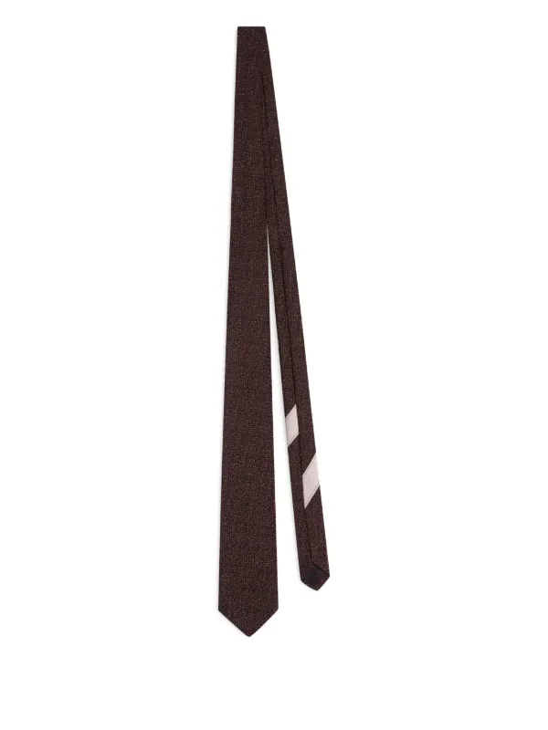 DRIES VAN NOTEN ウールブレンドネクタイ | ブラウン | FARFETCH JP