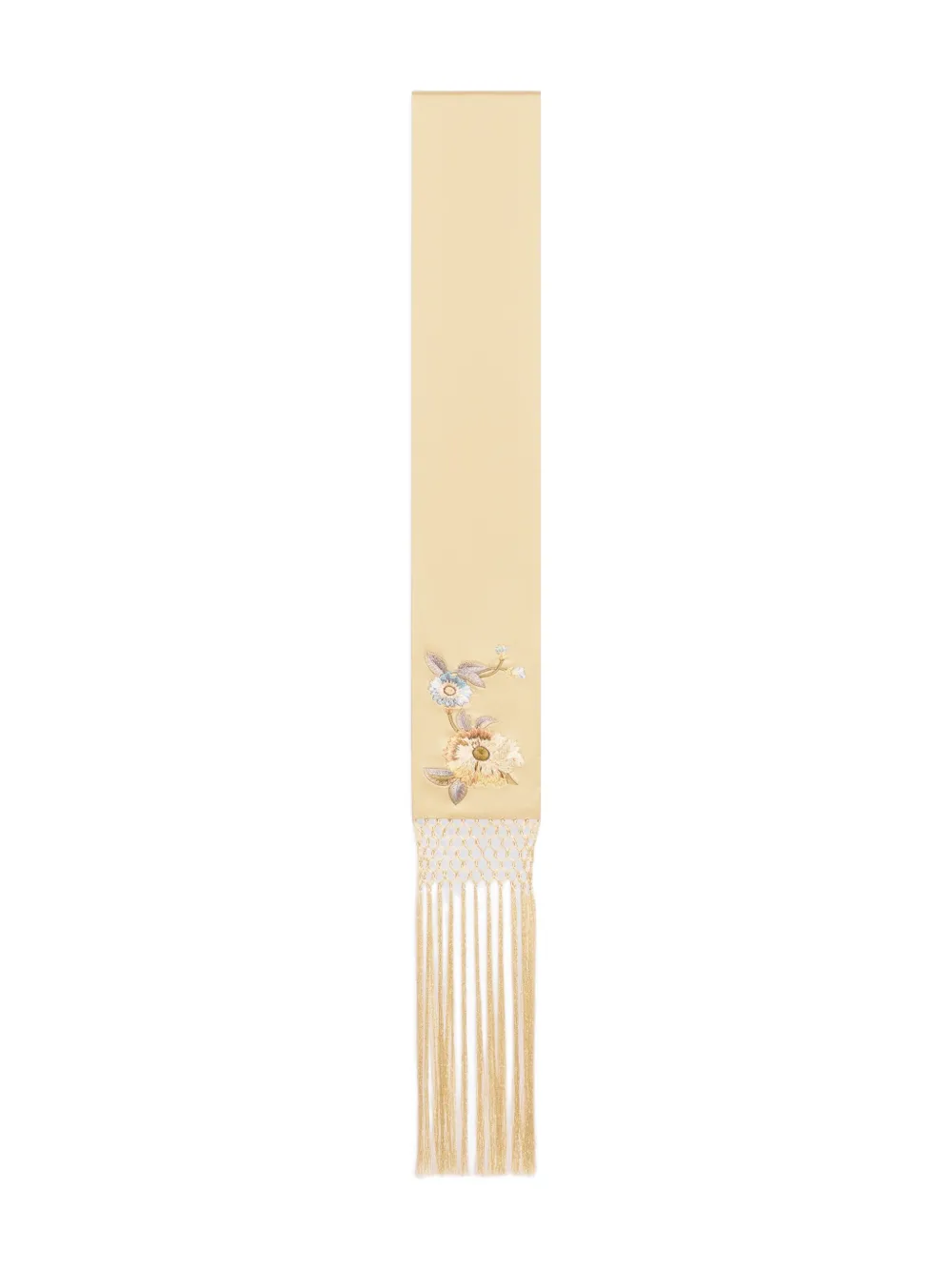 DRIES VAN NOTEN silk scarf | Neutrals | Image 1