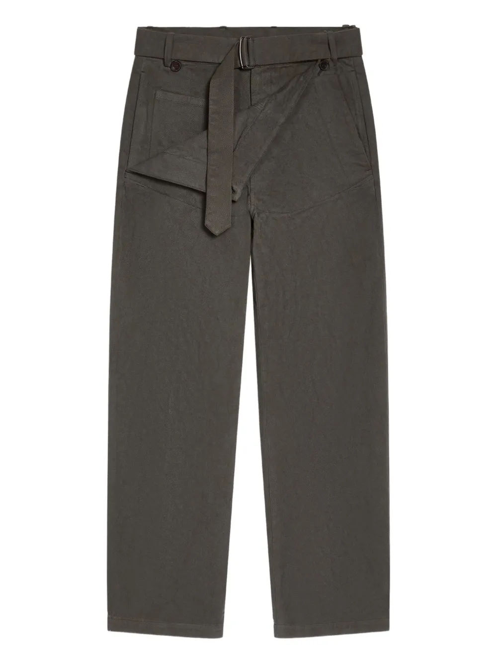 DRIES VAN NOTEN ストレートパンツ - ブラウン DRIES VAN NOTEN ストレートパンツ - ブラウン