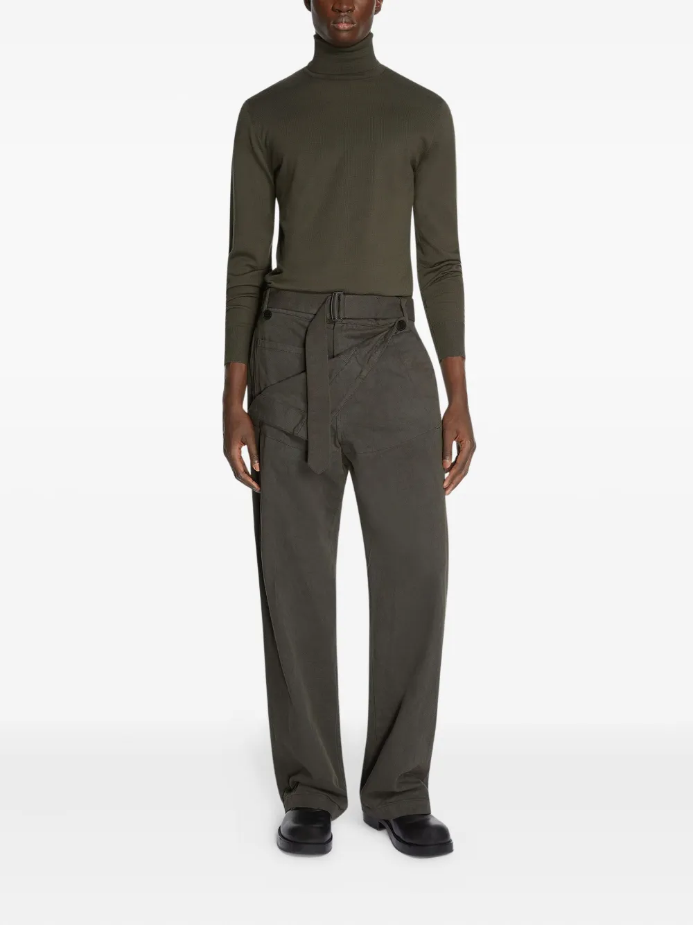 DRIES VAN NOTEN Straight broek - Bruin