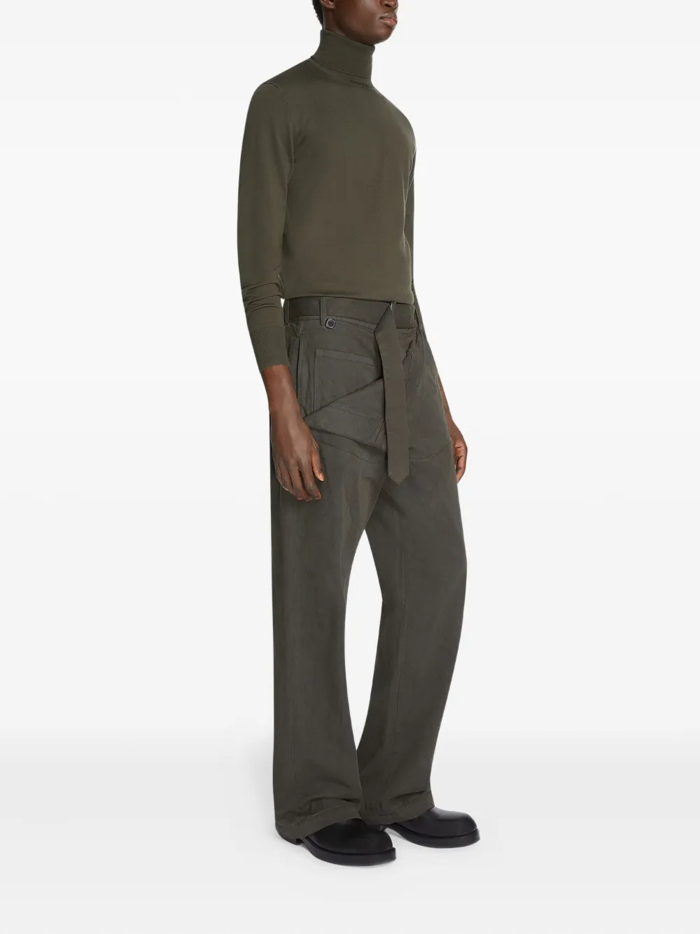 DRIES VAN NOTEN Straight broek Bruin