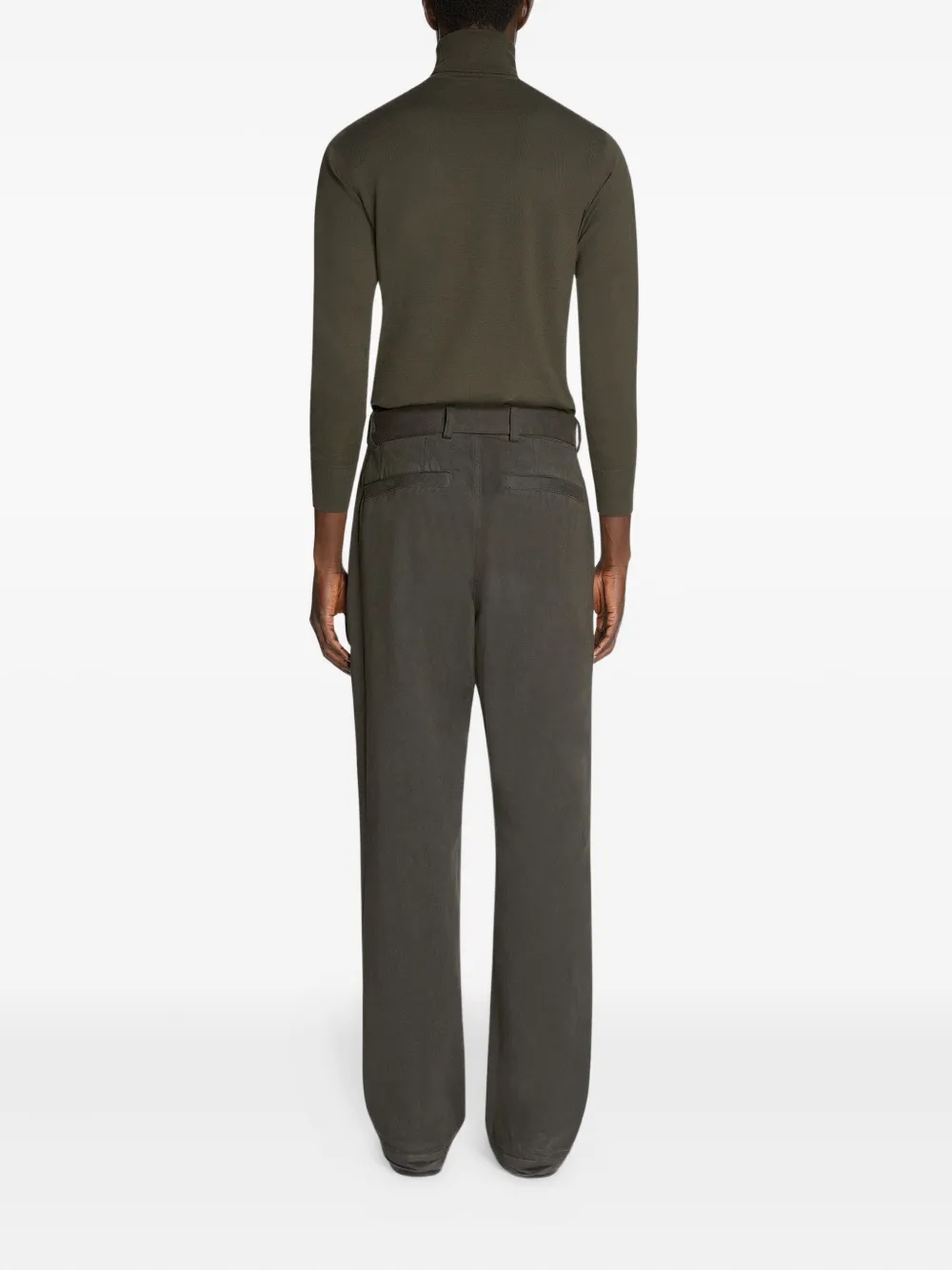 DRIES VAN NOTEN Straight broek Bruin